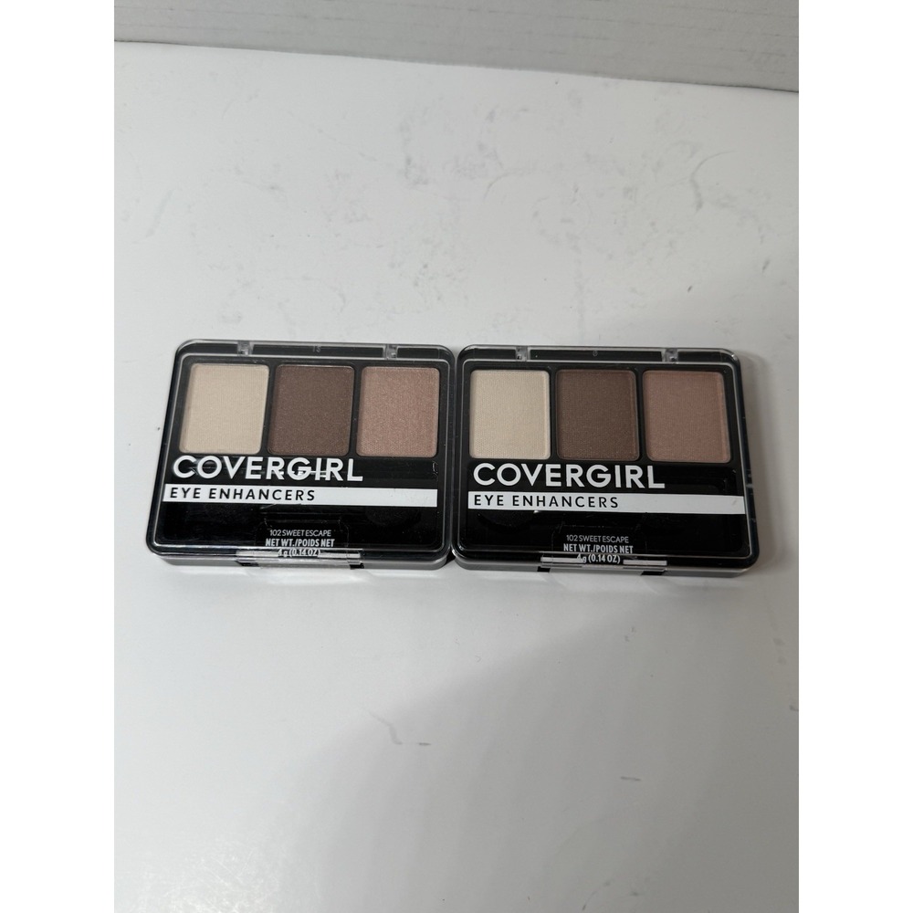 2 New Covergirl Eye Enhancers Eyeshadow Sweet Escape #102